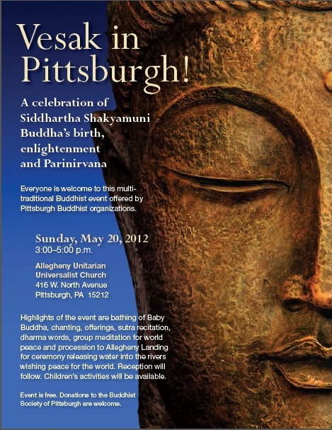 Welcome to join us Vesak in Pittsburgh
